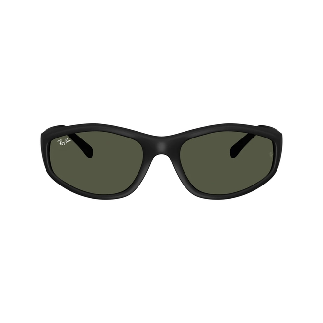 Óculos de Sol Ray-Ban 0RB2228 622/3159 Nylon Emborrachado Preto Fosco com lentes na cor Verde Escuro 2
