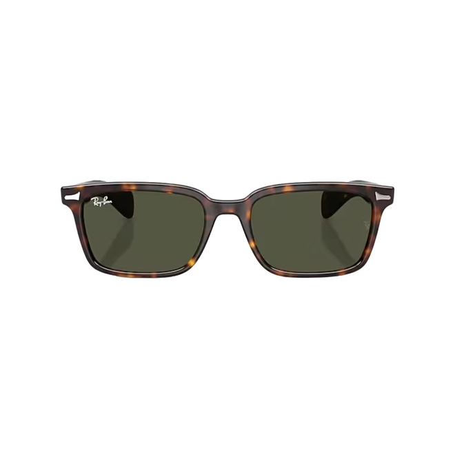 Óculos de Sol Ray-Ban Brunel 0RB2234 902/3156 Propionato Marrom Mesclado com lentes na cor Verde Escuro 2