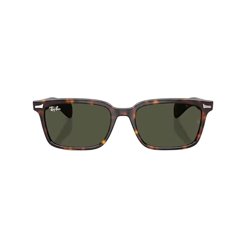 Óculos de Sol Ray-Ban Brunel 0RB2234 902/3156 Propionato Marrom Mesclado com lentes na cor Verde Escuro