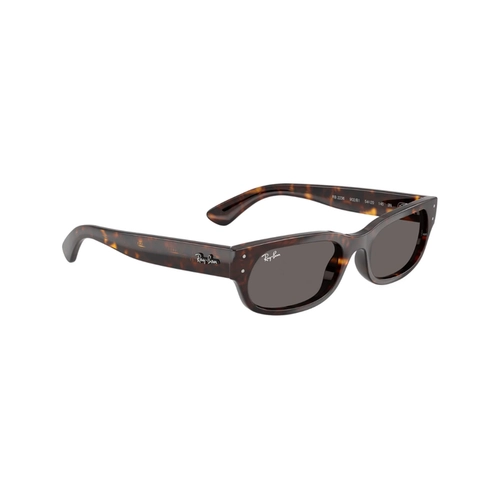 Óculos de Sol Ray-Ban 0RB2236 902/B154 Propionato Marrom Mesclado com lentes na cor Cinza Escuro