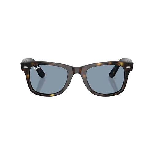 Óculos de Sol Ray-Ban Wayfarer 0RB4340 710/5650 Propionato Marrom Mesclado com lentes na cor Azul