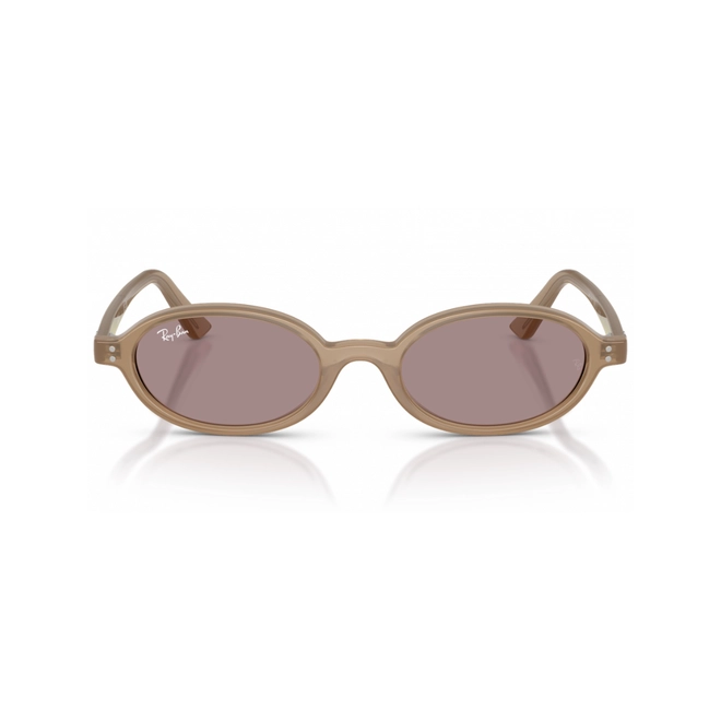 Óculos de Sol Ray-Ban 0RB4472 6891LA51 Acetato Bege com lentes na cor Violeta 2