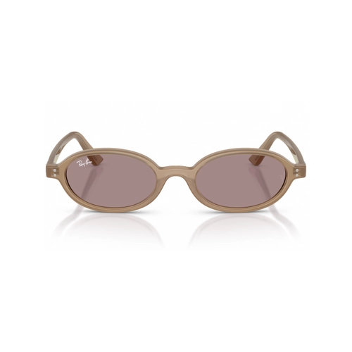Óculos de Sol Ray-Ban 0RB4472 6891LA51 Acetato Bege com lentes na cor Violeta
