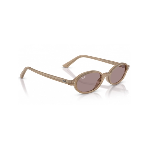Óculos de Sol Ray-Ban 0RB4472 6891LA51 Acetato Bege com lentes na cor Violeta