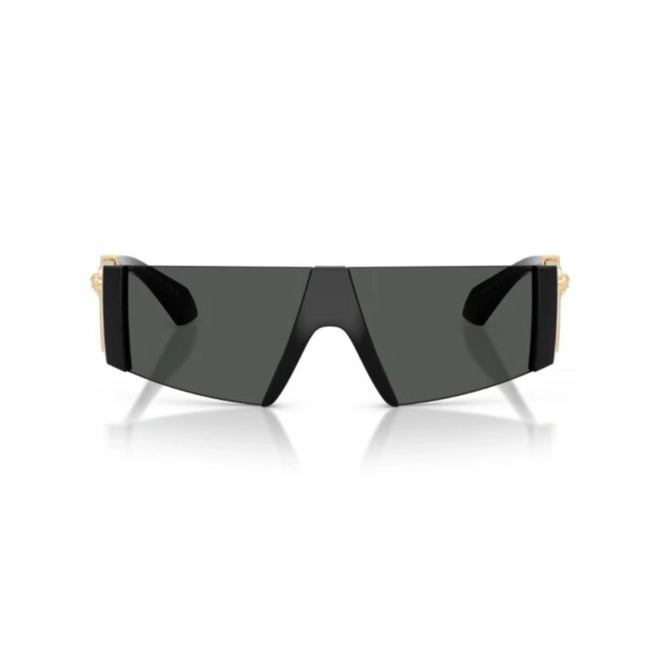 Óculos de Sol Versace 0VE4516 GB1/8736 Acetato Preto com lentes na cor Cinza Escuro 2