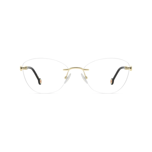 Óculos de Grau Carolina Herrera HER 0427 J5G 5518 Metal Dourado