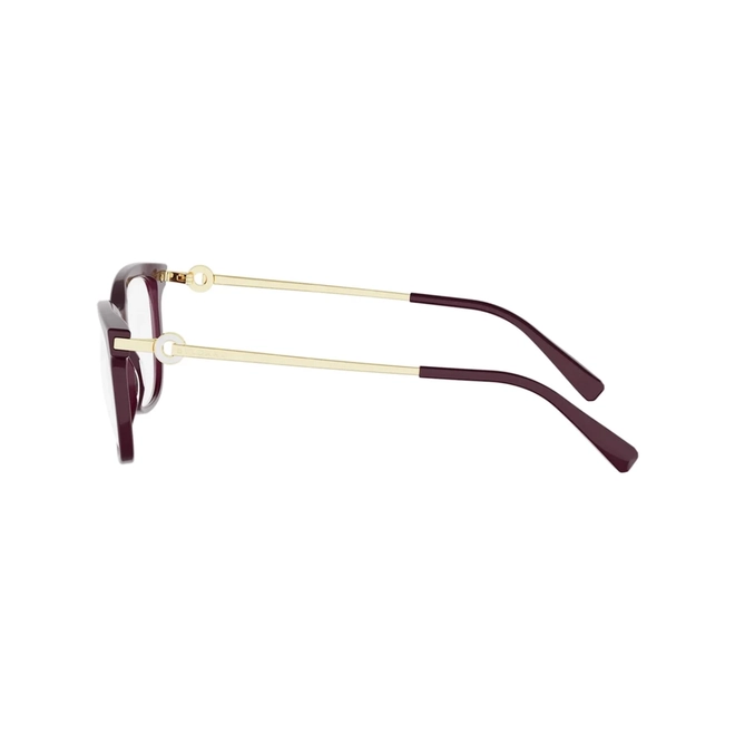Óculos de Grau Bvlgari BV50093I_54081 Acetato Bordô 3