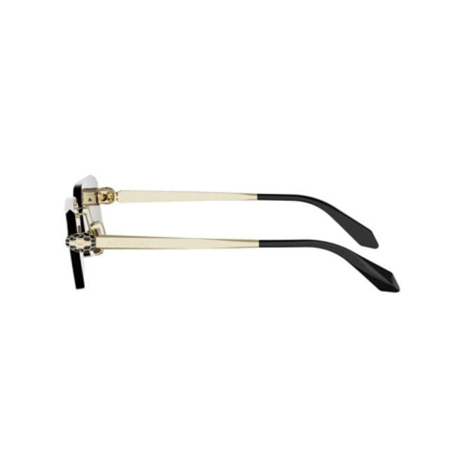 Óculos de Sol Bvlgari BV40108U_5833A Metal Dourado com lentes na cor Cinza 4