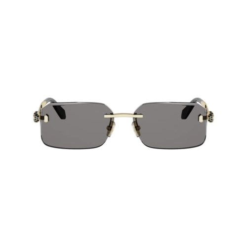 Óculos de Sol Bvlgari BV40108U_5833A Metal Dourado com lentes na cor Cinza