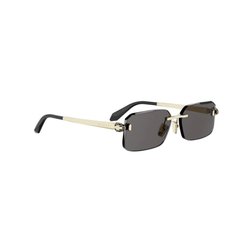 Óculos de Sol Bvlgari BV40108U_5833A Metal Dourado com lentes na cor Cinza