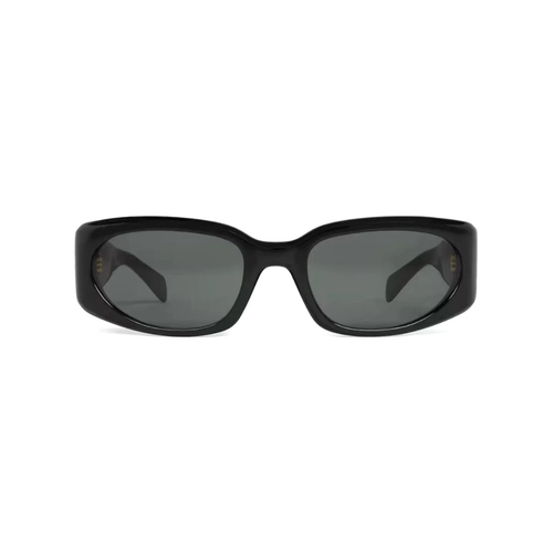 Óculos de Sol Celine Triomphe CL40347U_5701A Acetato Preto com lentes na cor Cinza