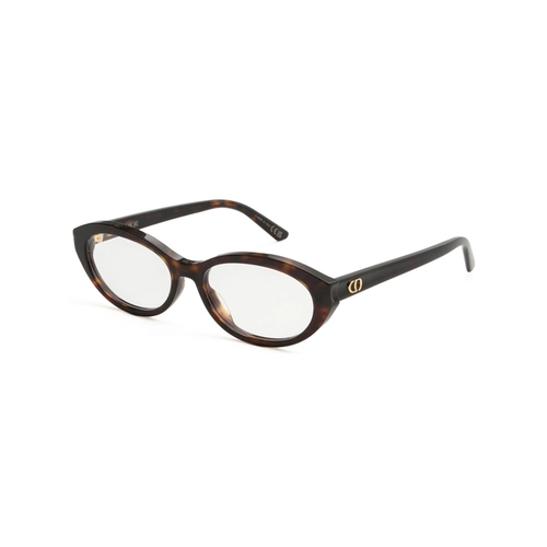 Óculos de Grau Christian Dior DiorGlowO B1I CD50127I_53052 Acetato Marrom Mesclado
