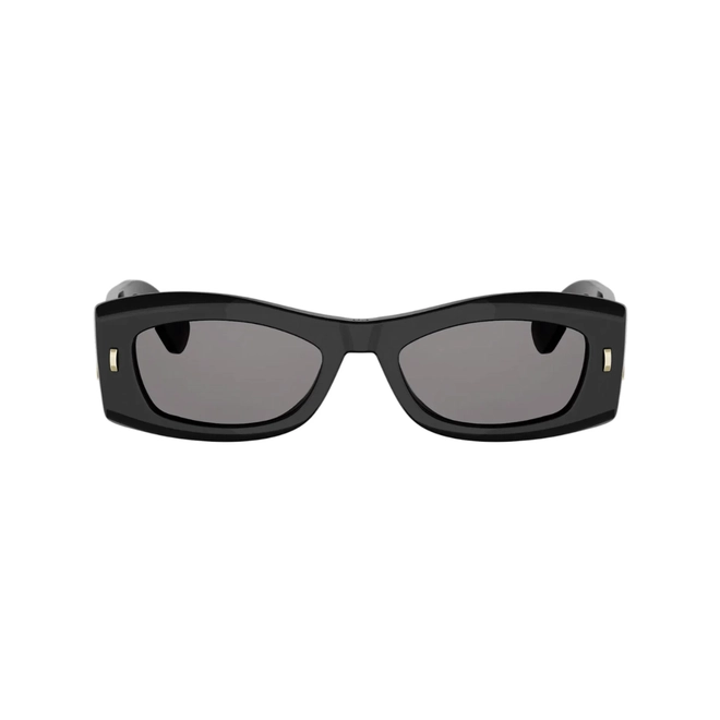Óculos de Sol Christian Dior Initials S1I CD40275I_5301A Acetato Preto com lentes na cor Cinza Escuro 2