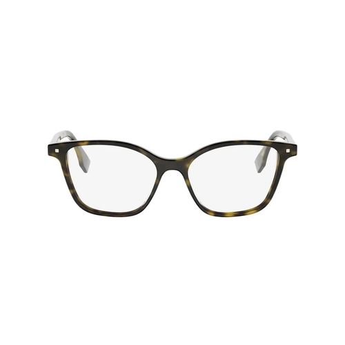 Óculos de Grau Fendi FE50162I_52052 Acetato Marrom Mesclado