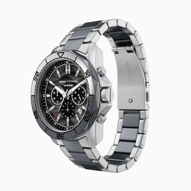 Relógio Armani Exchange A|X Spencer Cronógrafo - AX1973B1 P1SG Bicolor 3