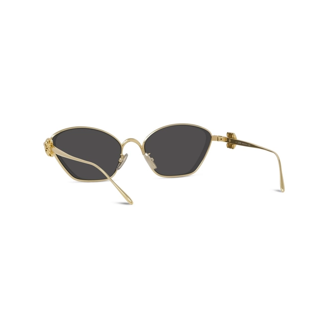 Óculos de Sol Loewe LW40209U_5730A Metal Dourado com lentes na cor Cinza 5