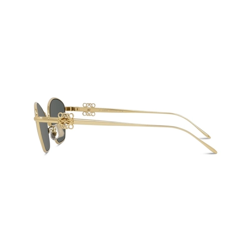 Óculos de Sol Loewe LW40209U_5730A Metal Dourado com lentes na cor Cinza