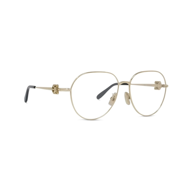 Óculos de Grau Loewe LW50124U_55032 Metal Dourado 3