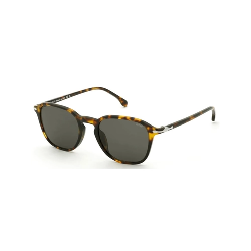 Óculos de Sol Lozza SL4431 510743 Acetato Marrom Mesclado com lentes na cor Cinza