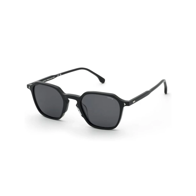 Óculos de Sol Lozza SL4429 50700K Acetato Preto com lentes na cor Cinza 1