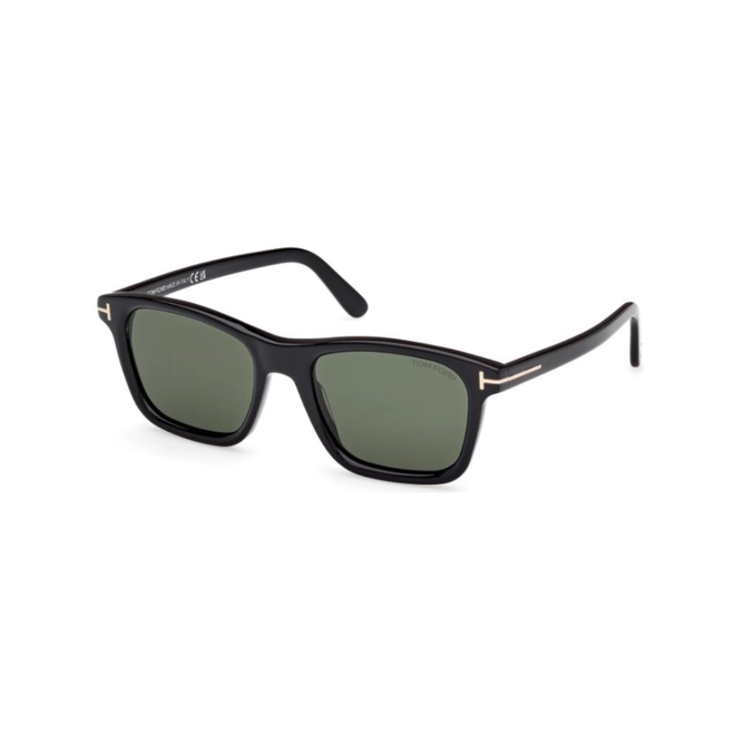Óculos de Sol Tom Ford FT1179_5401N Acetato Preto com lentes na cor Verde 1