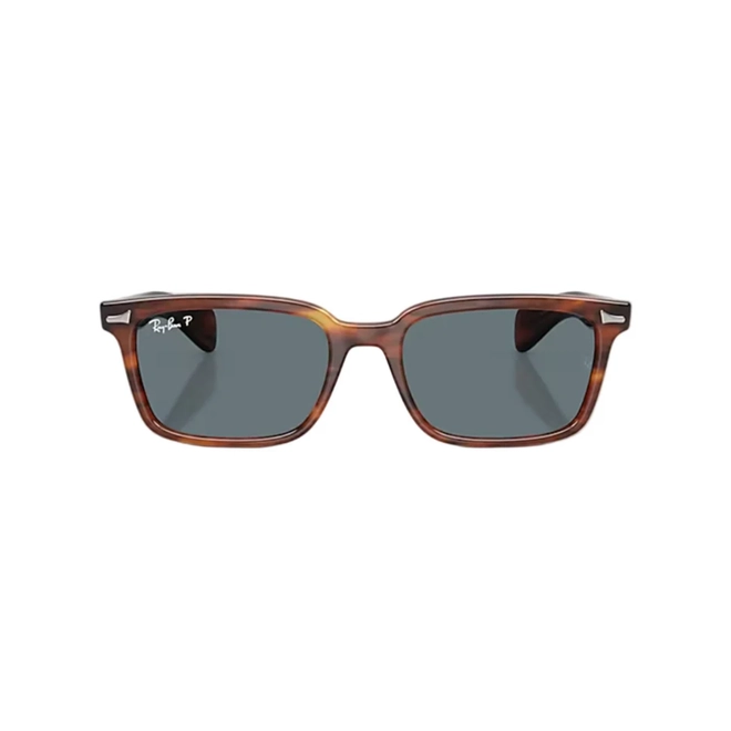 Óculos de Sol Ray-Ban Brunel 0RB2234 954/3R56 Marrom Mesclado com lentes na cor Azul 2