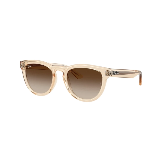 Óculos de Sol Ray-Ban 0RB2237 69021351 Propionato Bege Transparente com lentes na cor Marrom Degradê 1