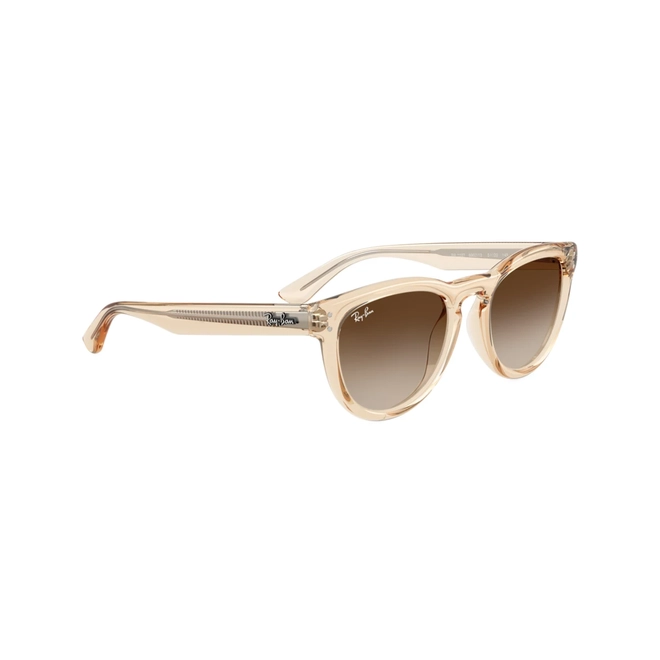 Óculos de Sol Ray-Ban 0RB2237 69021351 Propionato Bege Transparente com lentes na cor Marrom Degradê 3
