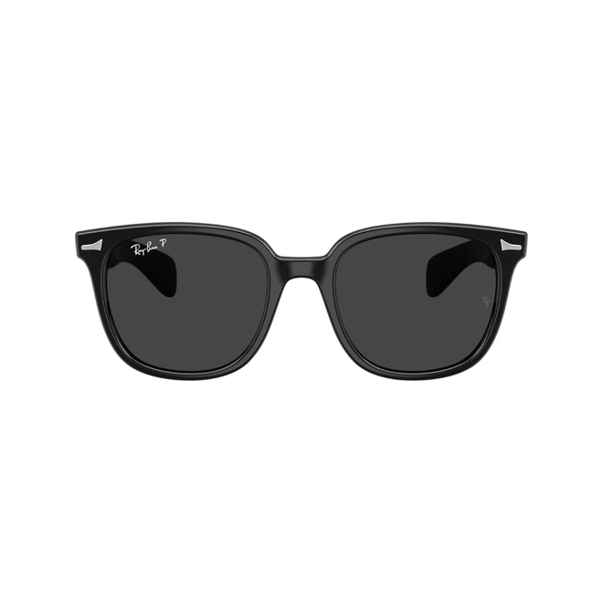 Óculos de Sol Ray-Ban Brunel II 0RB2235 901/4853 Propionato Preto Polido com lentes na cor Preto Polarizado 2