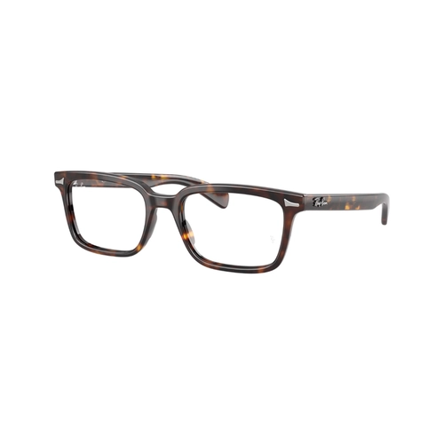 Óculos de Grau Ray-Ban Brunel 0RX5534 2012 55 Acetato Marrom Mesclado Polido