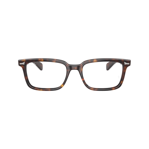 Óculos de Grau Ray-Ban Brunel 0RX5534 2012 55 Acetato Marrom Mesclado Polido