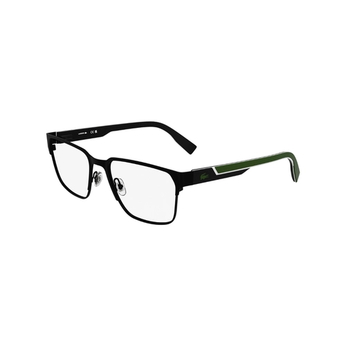 Óculos de Grau Lacoste L2306 N002 58 Metal Preto e Verde