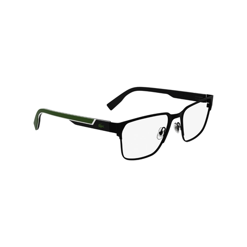 Óculos de Grau Lacoste L2306 N002 58 Metal Preto e Verde