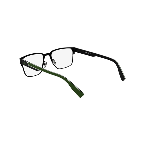 Óculos de Grau Lacoste L2306 N002 58 Metal Preto e Verde