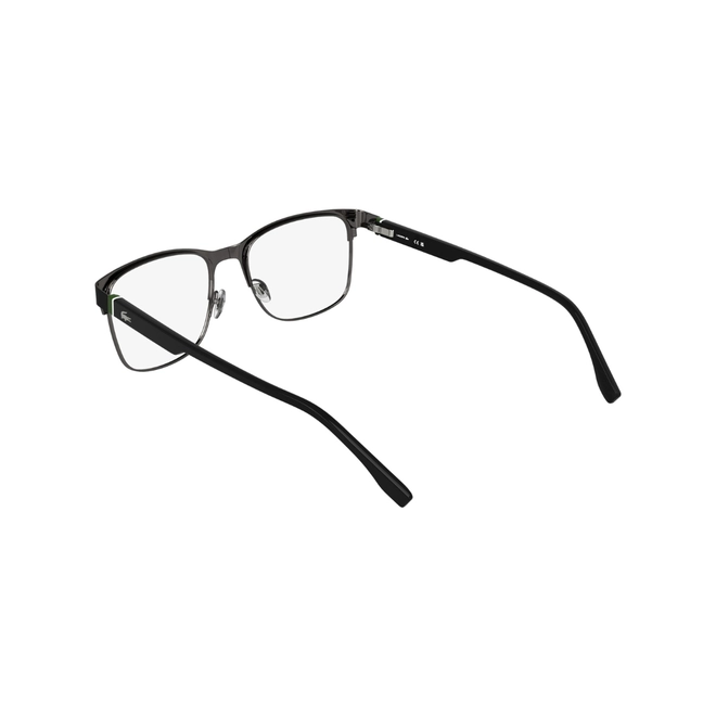 Óculos de Grau Lacoste L2319 002 57 Metal Preto e Verde 5