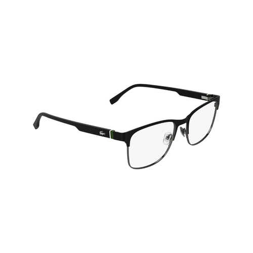 Óculos de Grau Lacoste L2319 002 57 Metal Preto e Verde