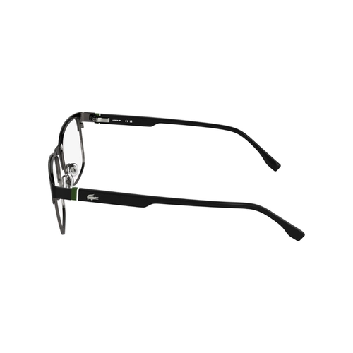 Óculos de Grau Lacoste L2319 002 57 Metal Preto e Verde