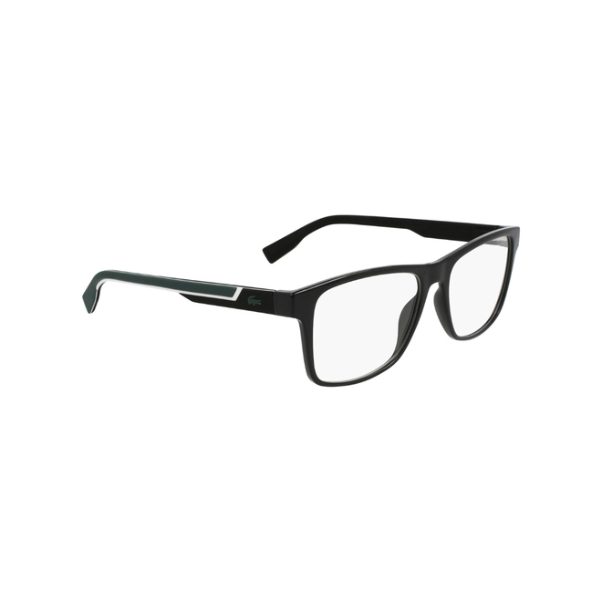 Óculos de Grau Lacoste com Clip-On L2707MAG-SET N 001 55 Acetato Preto com lentes na cor Verde 3