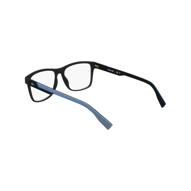 Óculos de Grau Lacoste com Clip-On L2707MAG-SET N 002 55 Acetato Preto com lentes na cor Cinza 5