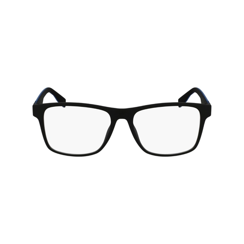 Óculos de Grau Lacoste com Clip-On L2707MAG-SET N 002 55 Acetato Preto com lentes na cor Cinza