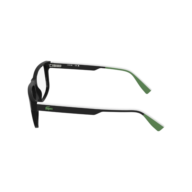 Óculos de Grau Lacoste L4011 001 56 Acetato Preto 4