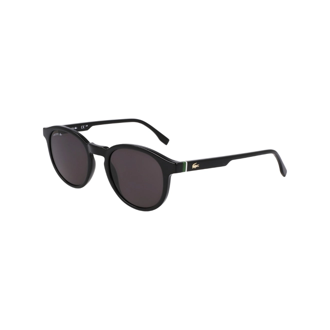 Óculos de Sol Lacoste L6030S N001 50 Acetato Preto com lentes na cor Cinza 1