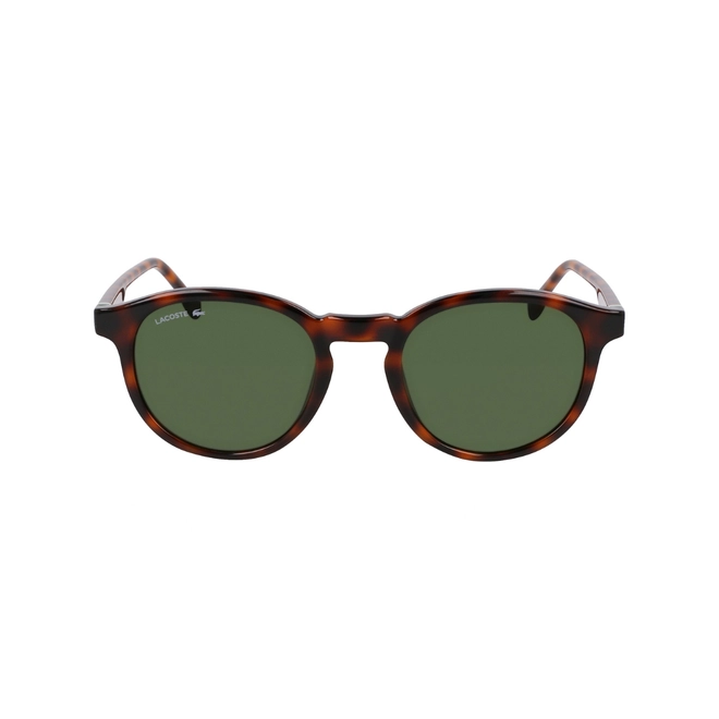 Óculos de Sol Lacoste L6030S N214 50 Acetato Marrom Mesclado com lentes na cor Verde 2