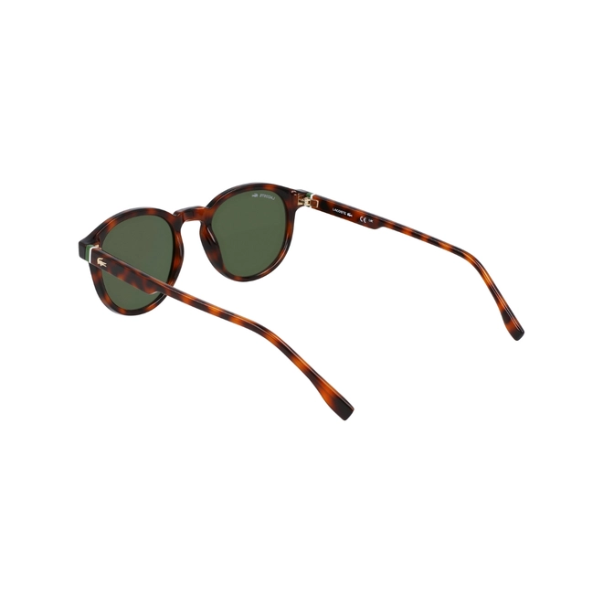 Óculos de Sol Lacoste L6030S N214 50 Acetato Marrom Mesclado com lentes na cor Verde 5