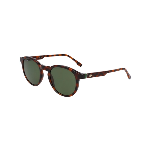 Óculos de Sol Lacoste L6030S N214 50 Acetato Marrom Mesclado com lentes na cor Verde