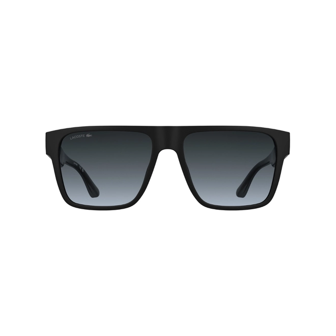 Óculos de Sol Lacoste L6085S 002 58 Acetato Preto com lentes na cor Cinza Degradê 2
