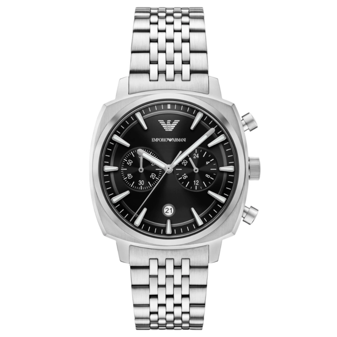 Relógio Emporio Armani Carlo Cronógrafo - AR11725 P1SX Prata 1