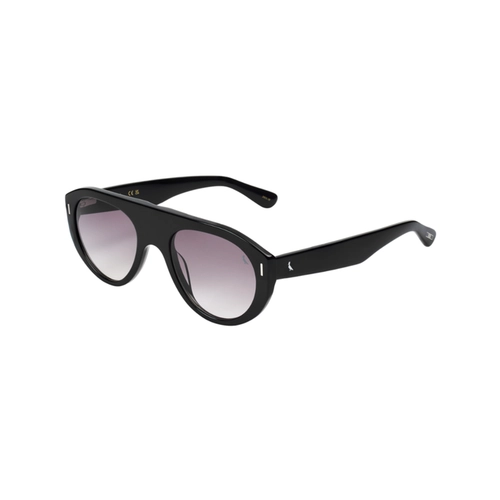 Óculos de Sol Reserva RSV6024S 001 53 Acetato Preto com lentes na cor Violeta Degradê