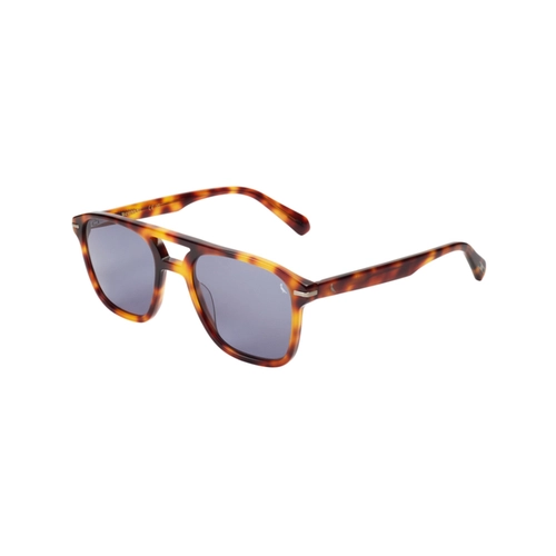 Óculos de Sol Reserva RSV6025S 218 54 Acetato Marrom e Amarelo Mesclado com lentes na cor Cinza