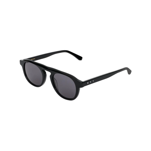 Óculos de Sol Reserva RSV6031S 001 50 Acetato Preto com lentes na cor Cinza Escuro